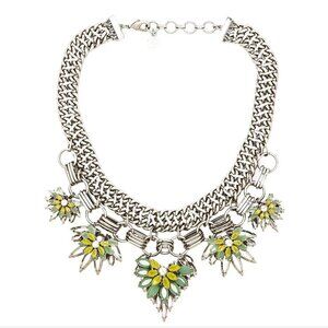 5/$100 SALE - BGBGMAxAzria Floral Stone Aqua Combo Necklace